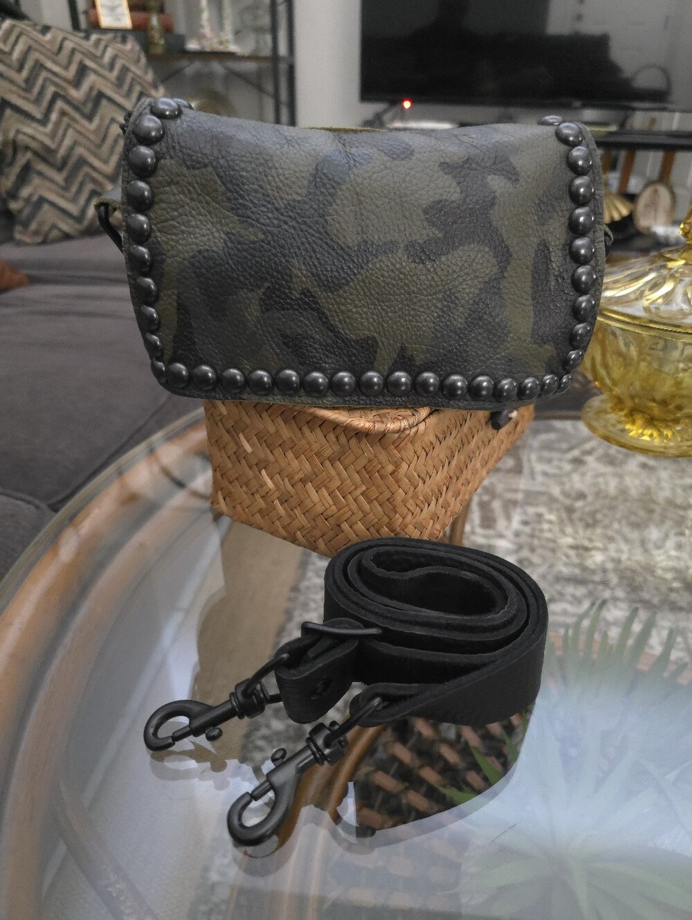 Lynn Tallerico Joie Small Camo Convertible Beltbag/   Shoulder/Crossbody/Clutch